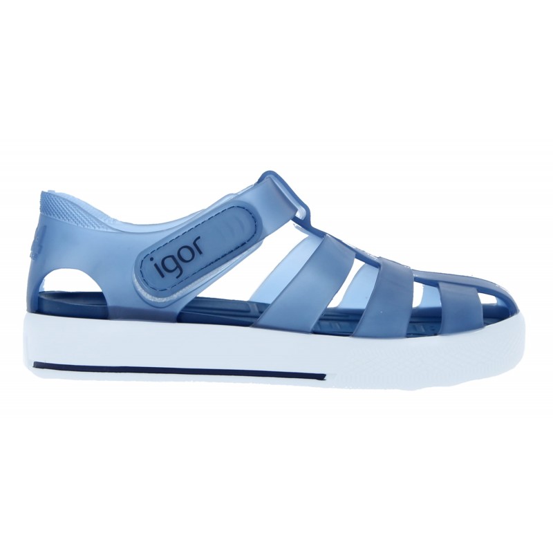 Igor Star Jelly Sandals Childrens Blue Navy